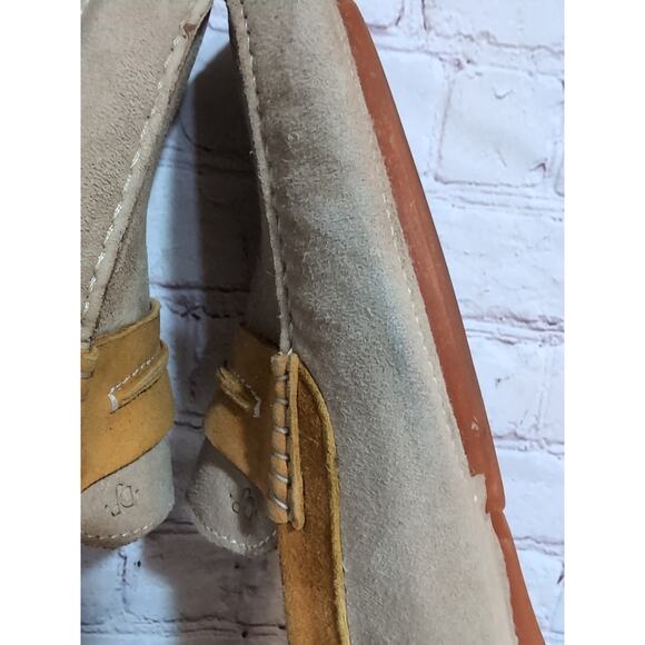 Donald J. Pliner Mens Vergil Tan Brown Suede Slip-On Driving Loafer Shoes 11.5 - Picture 9 of 15